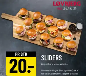 Løvbjerg Sliders tilbud