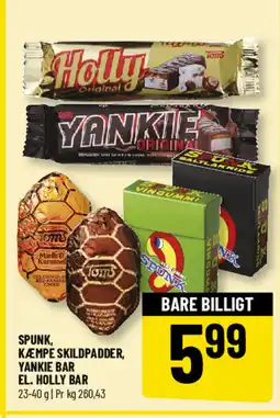 Løvbjerg Spunk, Kæmpe skildpadder, yankie bar el. holly bar tilbud