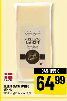Løvbjerg Dejlig dansk danbo 45+ ML tilbud