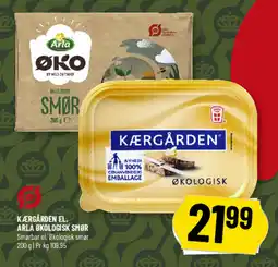Løvbjerg KÆRGÅRDEN el ARLA Økologisk smør tilbud