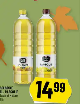 Løvbjerg Solsikke el. rapsolie Taste of Nature tilbud