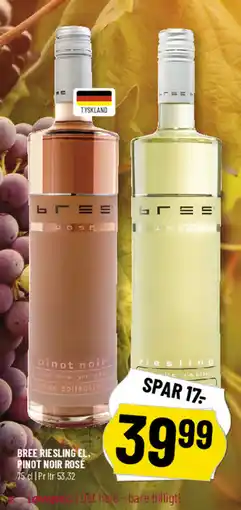 Løvbjerg Bree riesling el. pinot noir rosé tilbud