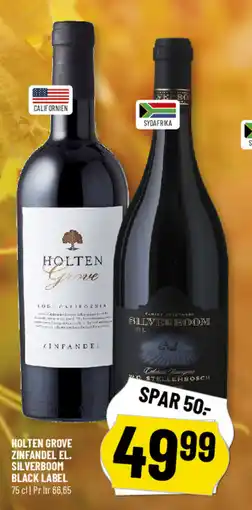 Løvbjerg Holten grove zinfandel el. Silverboom black label tilbud