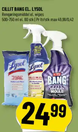 Løvbjerg Cillit bang el. Lysol tilbud