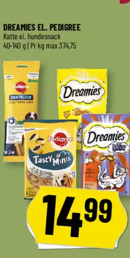 Løvbjerg Dreamies el. Pedigree tilbud