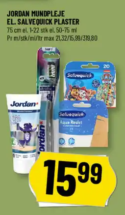 Løvbjerg Jordan mundpleje el. salvequick plaster tilbud