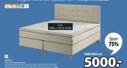 JYSK HEMLA GC75 latex kontinentalseng, DKK 5000 tilbud