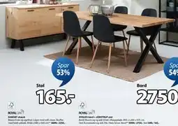 JYSK JONSTRUP stol, DKK 165 tilbud