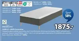JYSK SUMELVI + MURU boxmadras, DKK 1875 tilbud