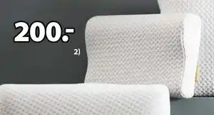 JYSK KVINA konturpude med memory foam, DKK 200 tilbud