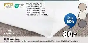 JYSK EDITH kuvertlagen, DKK 80 tilbud