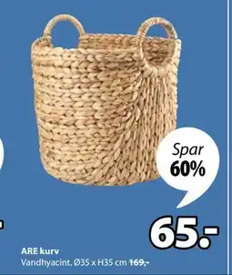 JYSK ARE kurv, DKK 65 tilbud