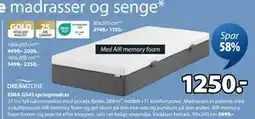 JYSK EIMA GS45 springmadras tilbud