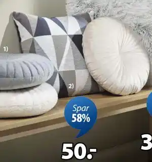 JYSK TEMPELTRE pyntepude, DKK 50 tilbud