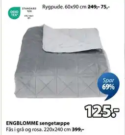 JYSK ENGBLOMME sengetæppe, DKK 125 tilbud