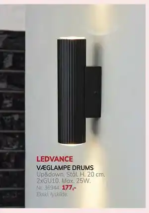 VÆGLAMPE DRUMS, DKK 177