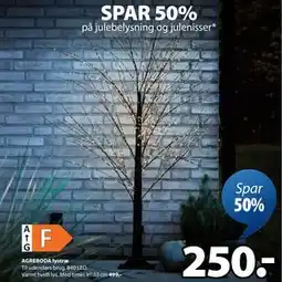 JYSK AGREBODA lystræ, DKK 250 tilbud