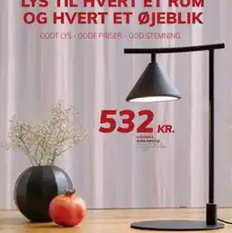 Daells Bolighus BORDLAMPE FUJI, DKK 532 tilbud