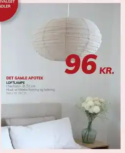 Daells Bolighus LOFTLAMPE, DKK 96 tilbud