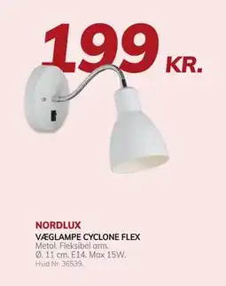 Daells Bolighus VÆGLAMPE CYCLONE FLEX, DKK 199 tilbud