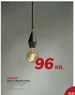 Daells Bolighus DEKO GLOBEPÆRE SPIRAL, DKK 96 tilbud