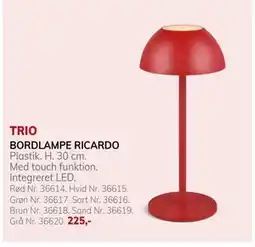 Daells Bolighus BORDLAMPE RICARDO, DKK 225 tilbud