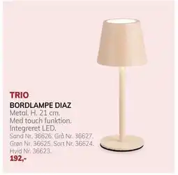Daells Bolighus BORDLAMPE DIAZ, DKK 192 tilbud