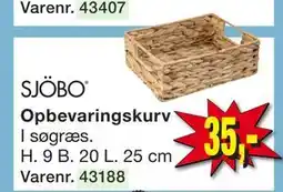 Harald Nyborg Opbevaringskurv, DKK 35 tilbud