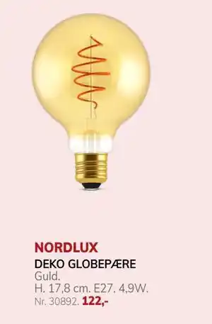 Daells Bolighus DEKO GLOBEPÆRE, DKK 122 tilbud