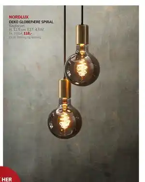 DEKO GLOBEPÆRE SPIRAL, DKK 118