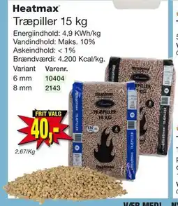 Harald Nyborg Træpiller 15 kg, DKK 40 tilbud