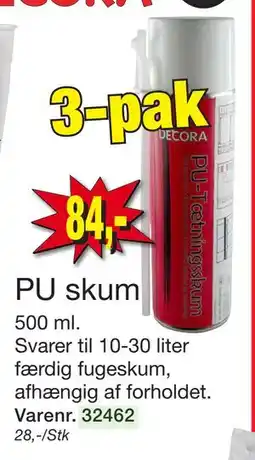 Harald Nyborg PU skum, DKK 84 tilbud