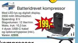 Harald Nyborg Batteridrevet kompressor, DKK 199 tilbud