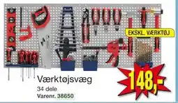 Harald Nyborg Værktøjsvæg, DKK 148 tilbud