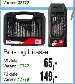 Harald Nyborg Bor- og bitssæt tilbud