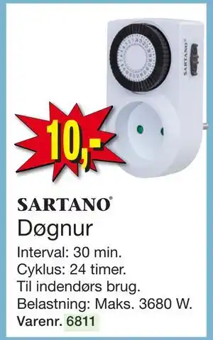 Harald Nyborg Døgnur, DKK 10 tilbud