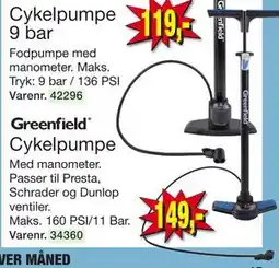 Harald Nyborg Cykelpumpe, DKK 149 tilbud