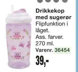 Harald Nyborg Drikkekop med sugerør, DKK 39 tilbud
