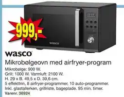 Harald Nyborg Mikrobølgeovn med airfryer-program, DKK 999 tilbud