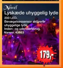 Harald Nyborg Lyskæde uhyggelig lyde, DKK 179 tilbud