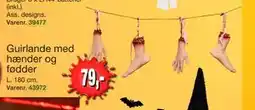 Harald Nyborg Guirlande med hænder og fødder, DKK 79 tilbud