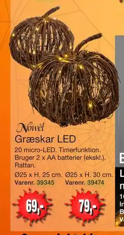 Harald Nyborg Græskar LED, DKK 79 tilbud