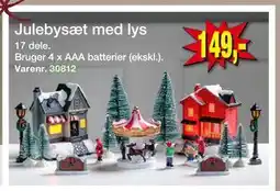 Harald Nyborg Julebysæt med lys, DKK 149 tilbud