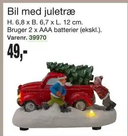 Harald Nyborg Bil med juletræ, DKK 49 tilbud