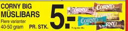 ABC Lavpris Corny big müslibars flere varianter tilbud