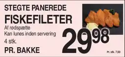 ABC Lavpris Stegte panerede fiskefileter tilbud