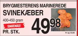 ABC Lavpris Brygmesterens marinerede svinekæber tilbud