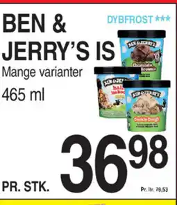 ABC Lavpris Ben & jerry's is mange varianter tilbud