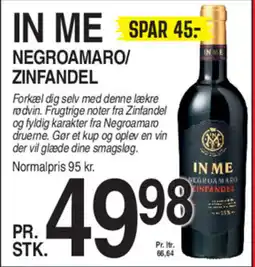 ABC Lavpris In me egroamaro zinfandel tilbud