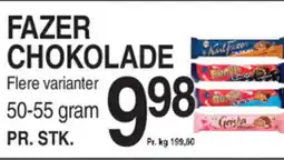 ABC Lavpris Fazer chokolade tilbud